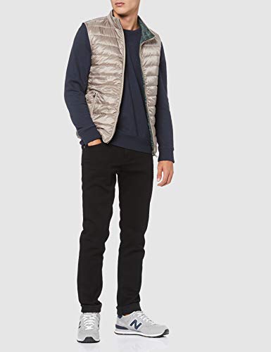 Hackett Reversible Gilet Chaleco, Multicolor (BGE/DUSTY GRN 8KN), Large para Hombre