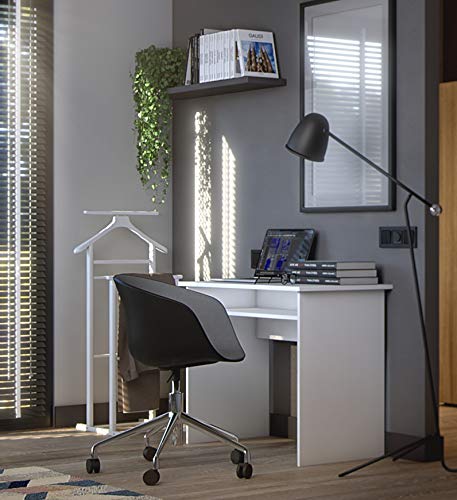 Haku Möbel 30269 - Perchas de madera maciza en blanco, altura 102 cm