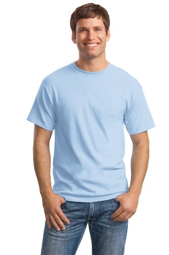 Hanes Hombres ComfortSoft Heavyweight 100% algod¨®n camiseta, 2XL, azul claro