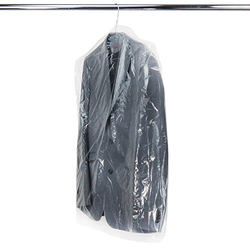 Hangerworld 50 Fundas 102cm Protección de Ropa en Polietileno Trasparente Antipolvo