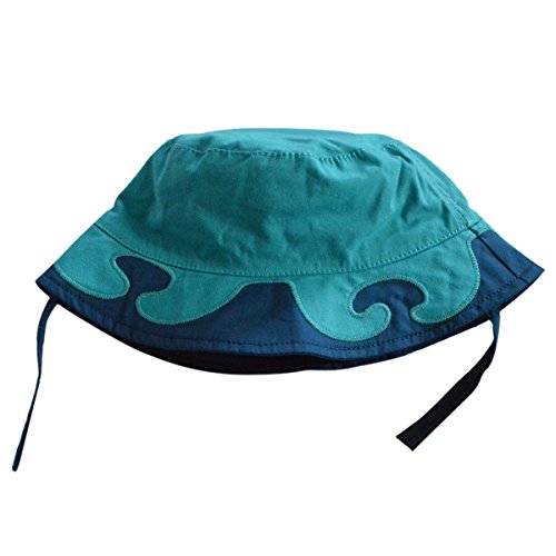 Happy Cherry - Gorra Bebés de Pescador Protectora de Sol con Cordon Velcro Sombrero Gorro Infantil para Niños Niños - 2-4 años