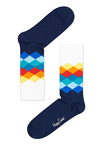 Happy Socks Calcetines Multi-color Socks Gift Set 4-Pack Gift Box Coloridas y Alegres para Hombre y Mujer - Algodón- talla 36-40