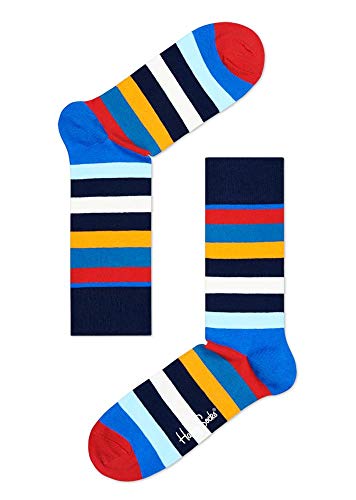 Happy Socks Calcetines Multi-color Socks Gift Set 4-Pack Gift Box Coloridas y Alegres para Hombre y Mujer - Algodón- talla 36-40