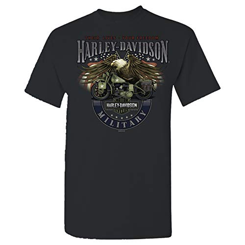 HARLEY-DAVIDSON Military - Men's Smoke Grey Graphic T-Shirt - Overseas Tour | Eagle Bike