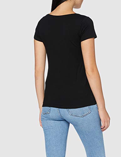 Harley Quinn t-Shirt Camiseta, Negro, M para Mujer