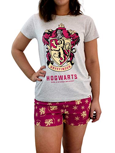 HARRY POTTER Pijamas para Mujer Hogwarts Gris XX-Large