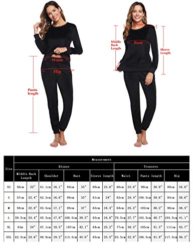 Hawiton Conjunto Chándal de Terciopelo Mujer, Conjuntos Deportivos Manga Larga Sudadera y Pantalon Mujer Ropa de Salón Corredores