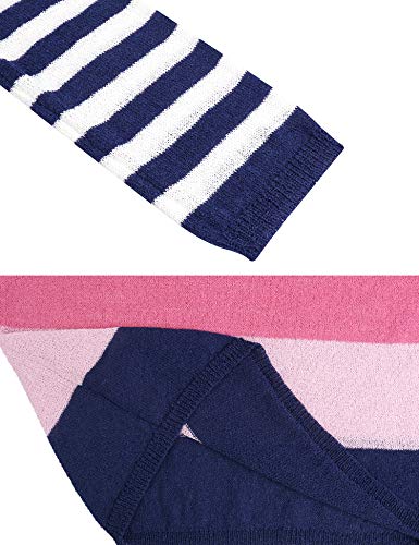 Hawiton Jersey de Mujer, Cuello Redondo, Suéter de Punto para Mujer, 100% poliéster, Camisetas de Manga Larga Mujer Adecuado para otoño e Invierno