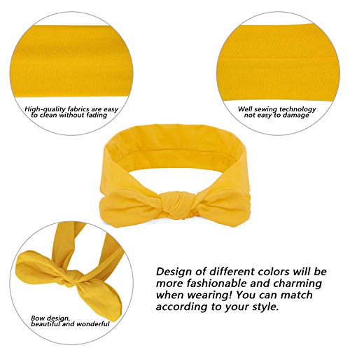 HBF 8 Piezas Cinta De Pelo De Orejas De Gato Venda De Pelo Elástica Para Mujer Pelo Accesorio