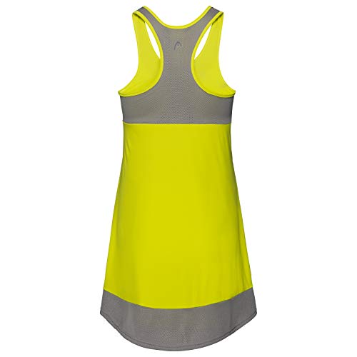 Head Demi Vestido, Mujer, Amarillo/Gris, Extra-Large