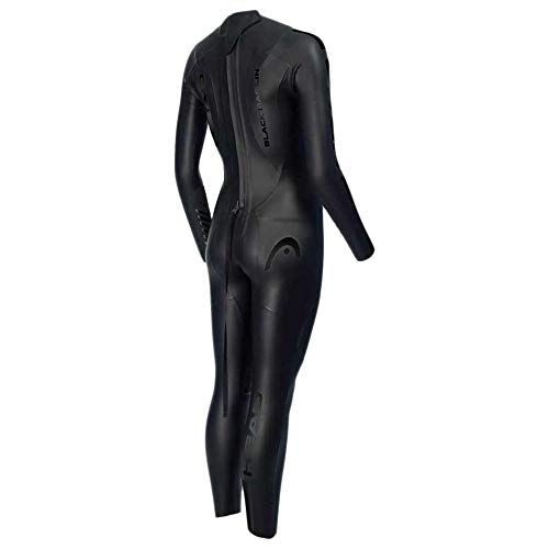 Head Marlin Lady Tri-Wetsuit 5.3.1, 5 Traje Neopreno, Mujer, Black-Silver, XS
