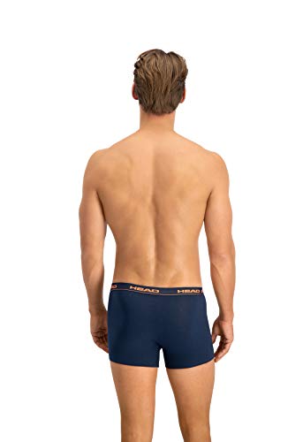 Head Men’s Basic Boxers (5 Pack) Calzoncillos, chaquetón/Naranja, L (Pack de 5) para Hombre