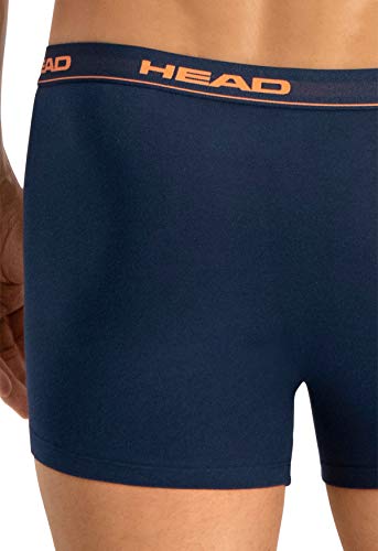 Head Men’s Basic Boxers (5 Pack) Calzoncillos, chaquetón/Naranja, L (Pack de 5) para Hombre