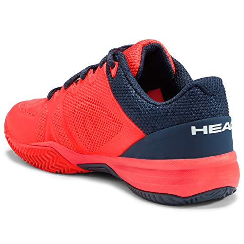 HEAD Revolt Pro 2.5 Junior Zapatos de Tenis, Unisex-Niños, Neon Red/Dark Blue, 33