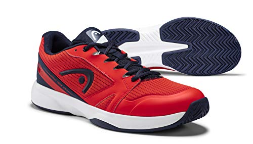 HEAD Revolt Pro 2.5 Junior Zapatos de Tenis, Unisex-Niños, Neon Red/Dark Blue, 33