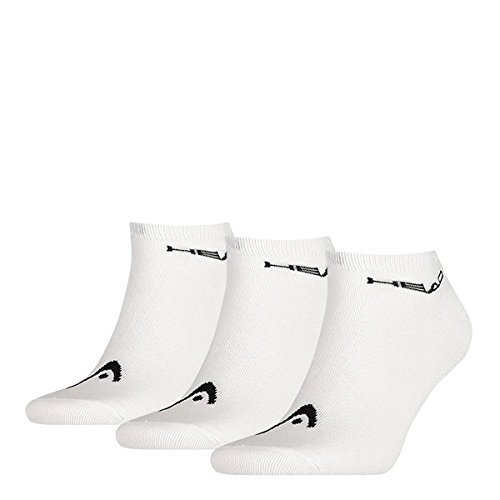 Head Sneaker 3p Unisex Calcetines, blanco, 43/46 (Pack de 3) para Hombre