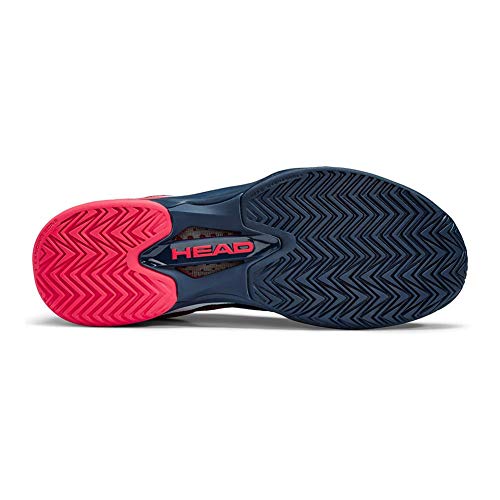 Head Sprint Pro 2.5 Men, Zapatillas de Tenis Hombre, Azul (Dark Blue/Neon Red Dbnr), 39.5 EU