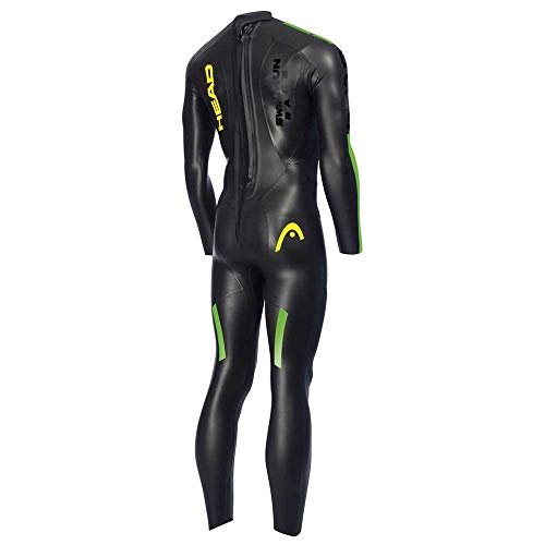 Head Swimrun Race Wetsuit 6.4.2 Man Traje Neopreno, Hombre, Black Brasil, ML