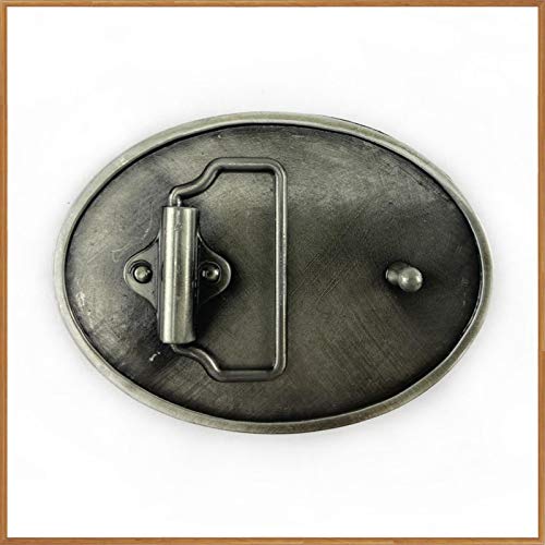 Hebillas de cinturón Aleación de Zinc Retro Western Bat Skull Hebilla de cinturón Lujosos Vaqueros de Vaquero Hebilla de cinturón de Regalo Acabado en Peltre