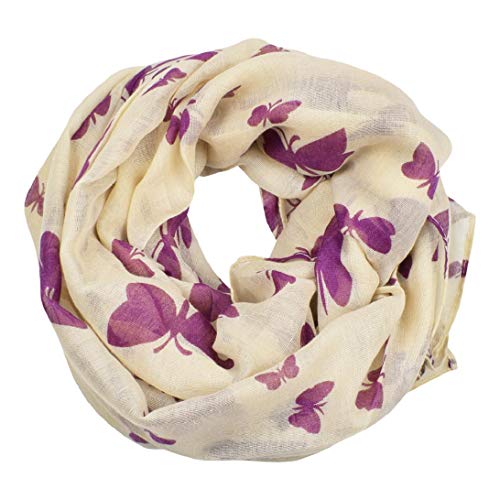 heekpek Pañuelo de Seda Mujer Elegante Bufanda Moda Chals Señoras Elegante Estolas Fular Manton Estampado de Mujer (B+C)