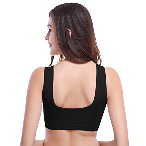 heekpek Sujetadores Deportivos Mujer Push Up Sujetador de Tubo de Encaje Ropa Interior sin Anillo de Acero Sujetador de Espalda Beauty en Forma de U Sujetador de Dormir
