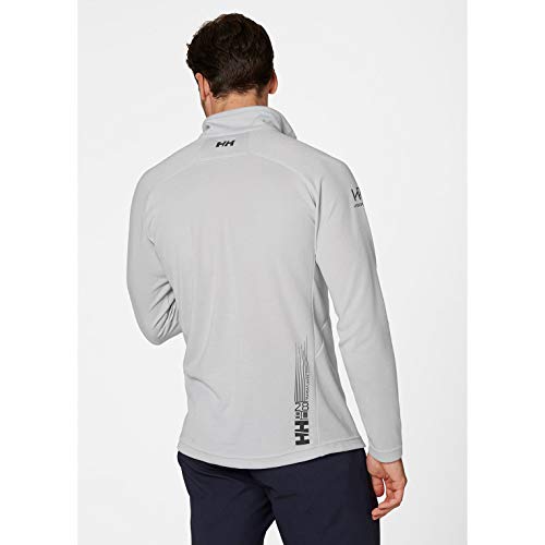 Helly Hansen HP 1/2 Zip Pullover Suéter, Hombre, Gris Niebla, M