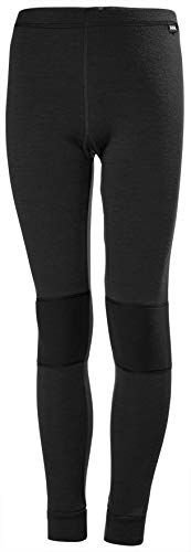 Helly Hansen Jr HH LIFA Merino Conjunto Termico de Ropa Interior, Unisex niños, Negro, 8 años