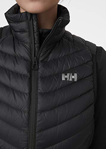 Helly Hansen Verglas - Chaleco aislante de plumón para mujer, Unzutreffend, Evergreen, Chaleco aislante de plumón Verglas, Mujer, color negro, tamaño large