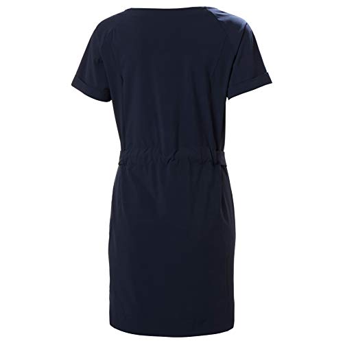 Helly Hansen Vestido de Verano Thalia para Mujer, Mujer, Vestido, 34164, Azul Marino, Large