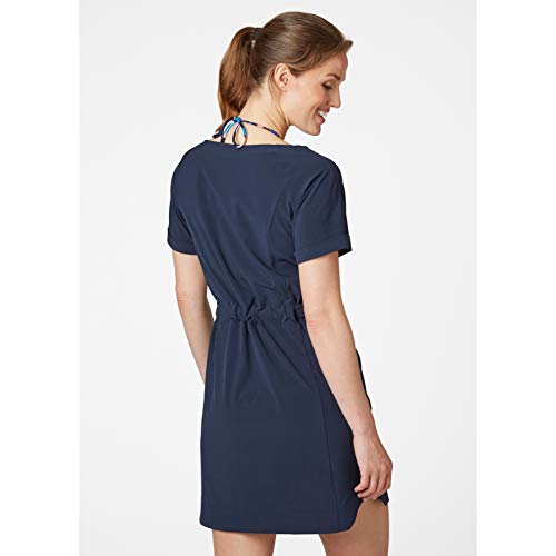 Helly Hansen Vestido de Verano Thalia para Mujer, Mujer, Vestido, 34164, Azul Marino, Large