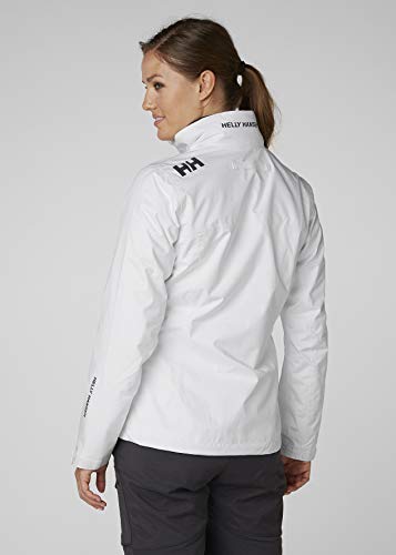 Helly Hansen W Crew Midlayer Jacket Chaqueta Impermeable, Mujer, White, L