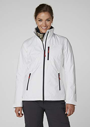Helly Hansen W Crew Midlayer Jacket Chaqueta Impermeable, Mujer, White, L