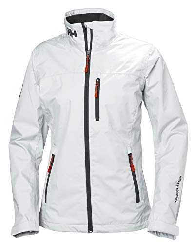 Helly Hansen W Crew Midlayer Jacket Chaqueta Impermeable, Mujer, White, L