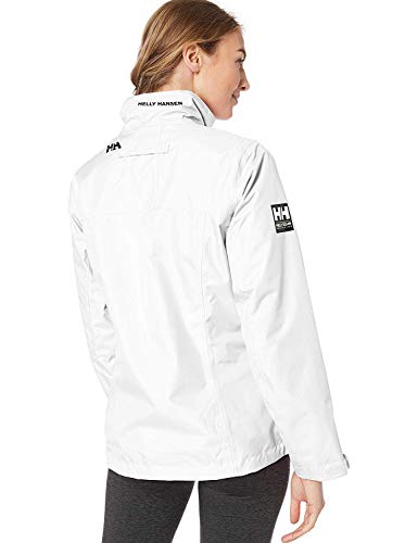 Helly Hansen W Crew Midlayer Jacket Chaqueta Impermeable, Mujer, White, M