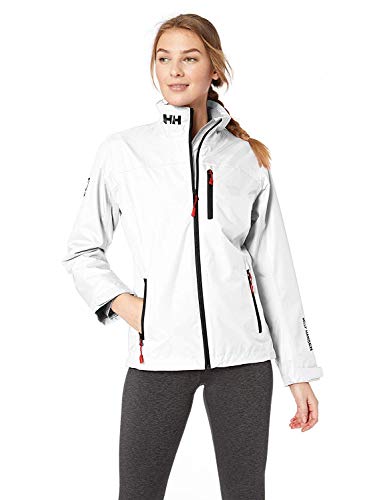 Helly Hansen W Crew Midlayer Jacket Chaqueta Impermeable, Mujer, White, M