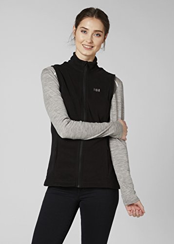 Helly Hansen W Daybreaker - Chaleco de forro polar para mujer, Mujer, Forro polar., 51830, 990 Negro, medium