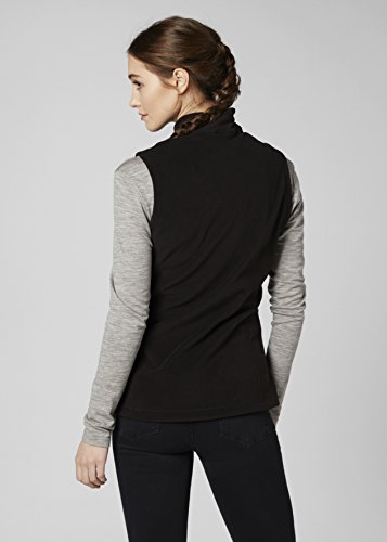 Helly Hansen W Daybreaker - Chaleco de forro polar para mujer, Mujer, Forro polar., 51830, 990 Negro, medium