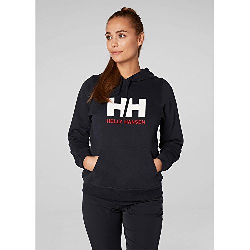 Helly Hansen W HH Logo Hoodie Hoodie, Mujer, Navy, XS