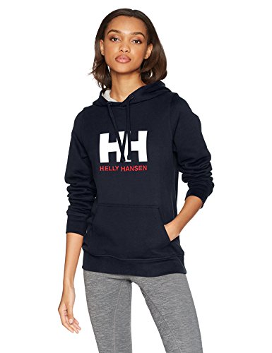 Helly Hansen W HH Logo Hoodie Hoodie, Mujer, Navy, XS