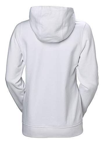 Helly Hansen W Hh Logo Hoodie, Sudadera con capucha para Mujer, Blanco (Blanco 001), X-Small
