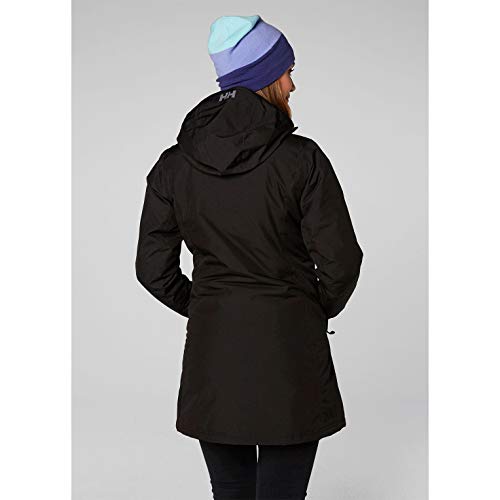 Helly Hansen W Long Belfast Chaqueta, Mujer, Negro (Black), M