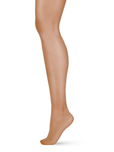 Herzmutter 20 DEN Medias Premamá - Medias Maternidad - Medias de embarazo - Panty Para Futura Mama -Para mujeres embarazadas - Juego de 1 y 2-1220 (L-XL, Beige-Oscuro, 2x)