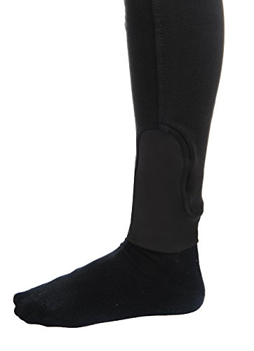 HKM – pantalón de hípica Wülfer-X modelo 2017, con bajo elástico y refuerzo en la parte interna de las piernas, para niño y mujer, disponible en 5 bonitos colores, mujer, color schwarz mit grauem Besatz, tamaño 40 [DE 38]