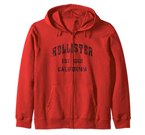 Hollister, California Home Souvenir . EST. 1868 Sudadera con Capucha