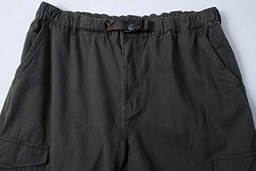 Hombre Pantalones De Chic s Hop Los Hip De Friends Pantalones De Carga Estilo Hipster Holgados Pantalones Rectos De Pierna Recta Suelta De Color Sólido De Sólido (Color : Army Grün, One Size : 3XL)