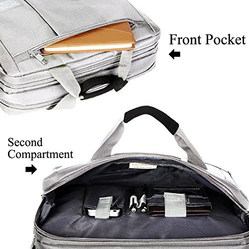 Hombres y Mujeres 15.6 Pulgadas Impermeable Nylon Bolsa de Mensajero Viajes de Negocios Tableta del Ordenador Portátil Bolso Bandolera Puede Convertirse en Mochila