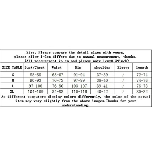 Honghu Mujer Elegante Vestido de Casual Maxi Mini Party Vestido de Fiesta Noche de Beach Vacation Impresion Dress Tamaño L Multicolor