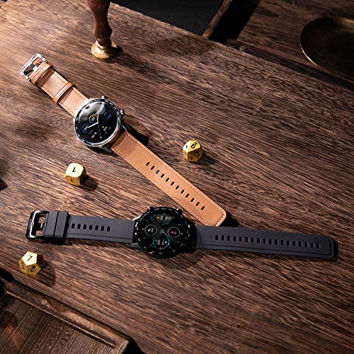 HONOR Smartwatch Magic Watch 2 46mm (hasta 2 Semanas de Batería, Pantalla Táctil AMOLED de 1.39", GPS, 15 Modos Deportivos, Llamadas Bluetooth) para Hombre Mujer, Negro Carbón