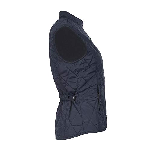 HORZE Chaleco Acolchado Clásico para Mujer, Azul, 36