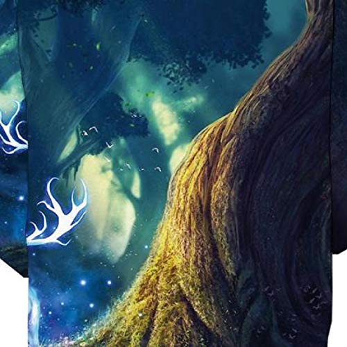 HOSD con y para Digital Estampado Mujer Holgada Hombre Sudadera Tree de Forest 3D